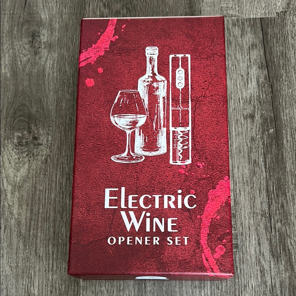 NWOT Electric Wine Opener Set